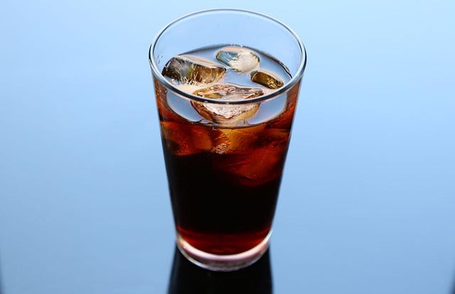Cold brew coffee concentrate in a glass jar
