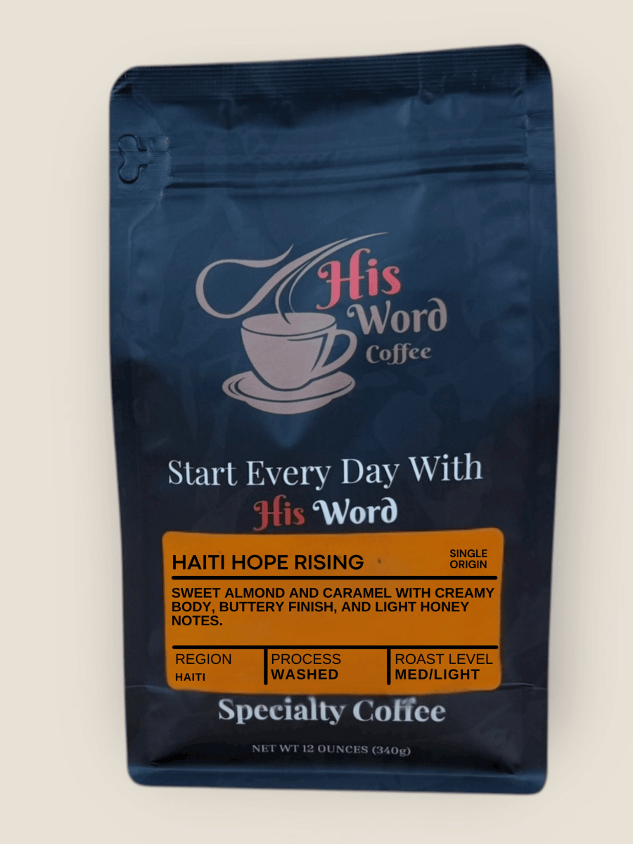 Haiti Hope Rising - Medium Roast Haitian Coffee - His Word CoffeeCoffee - Single Origin