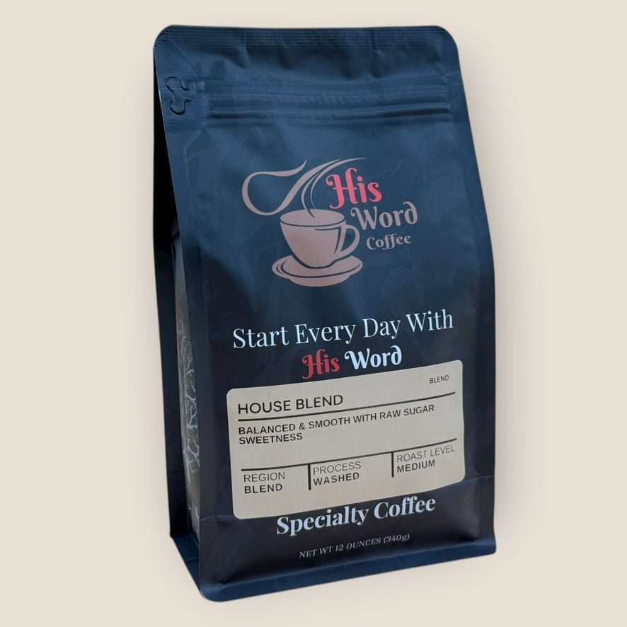 House Blend — air-roasted medium coffee 12oz bag