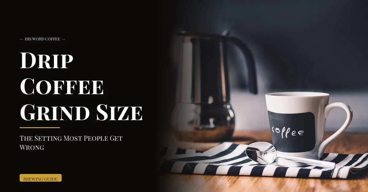Drip Coffee Grind Size: The Setting Most People Get Wrong