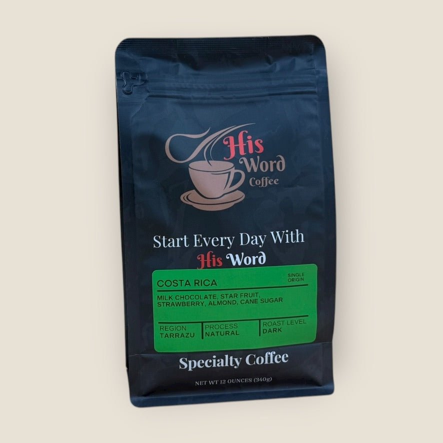 Costa Rica Tarrazu Single Origin Fresh Roasted Coffee - His Word CoffeeCoffee