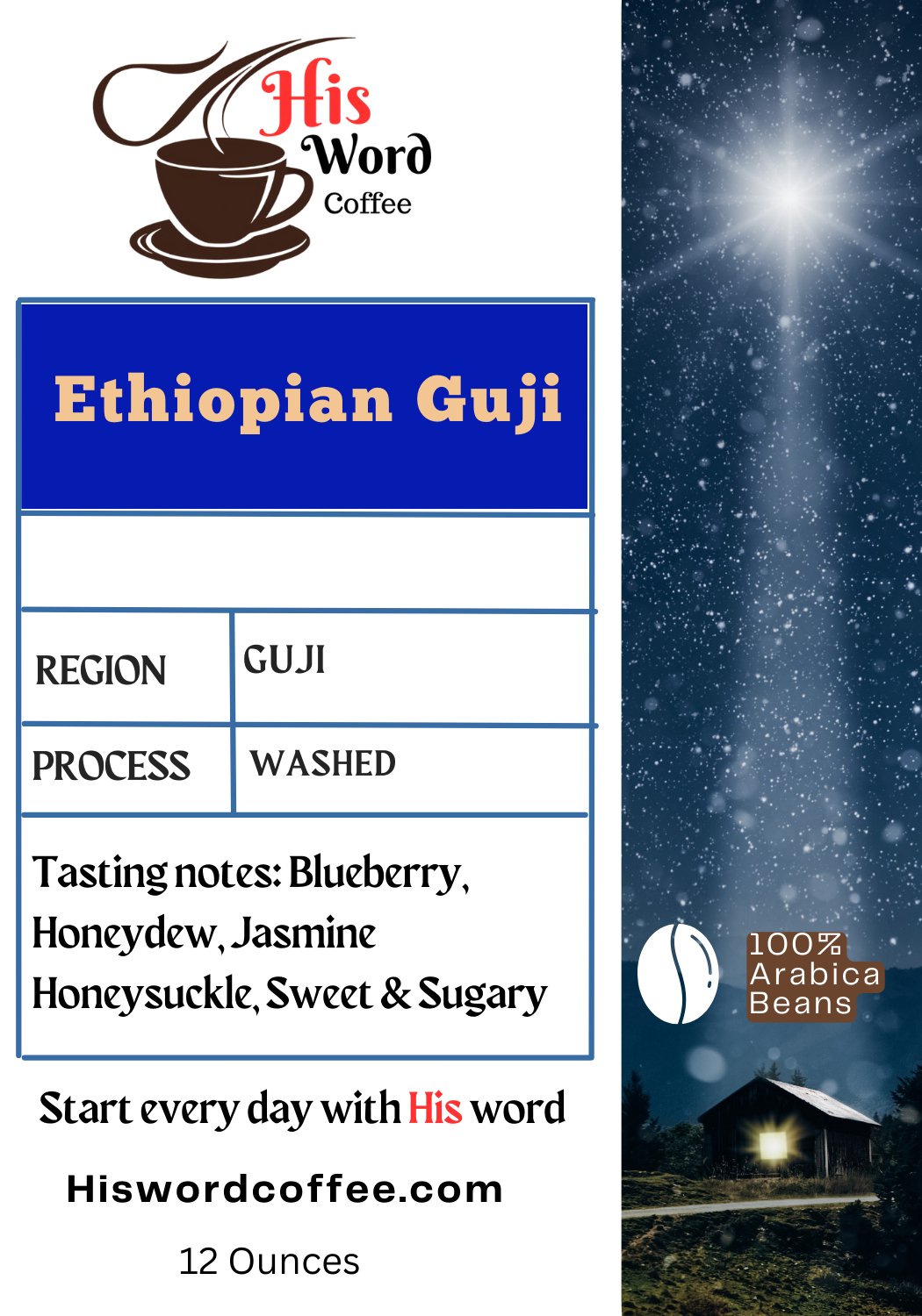 Ethiopian Guji - His Word Coffee