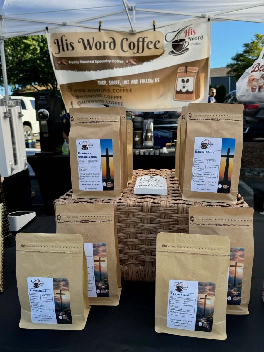 Evening Grace decaf coffee 5lb bag - Colombia sugarcane process - low acid - His Word Coffee